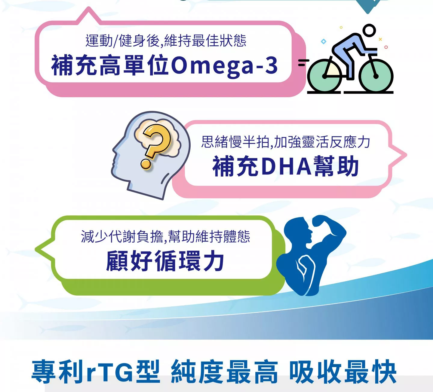 補充高單位 Omega-3 補充DHA 顧好循環力