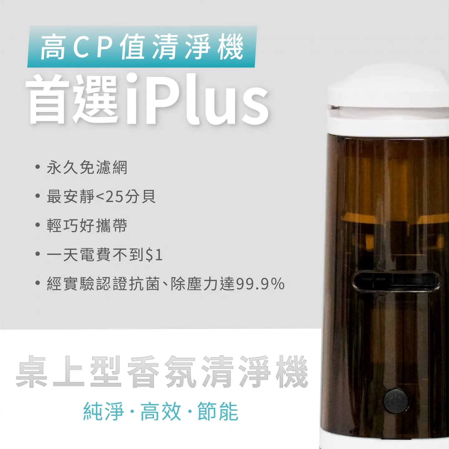 高CP值清淨機 首選iPlus